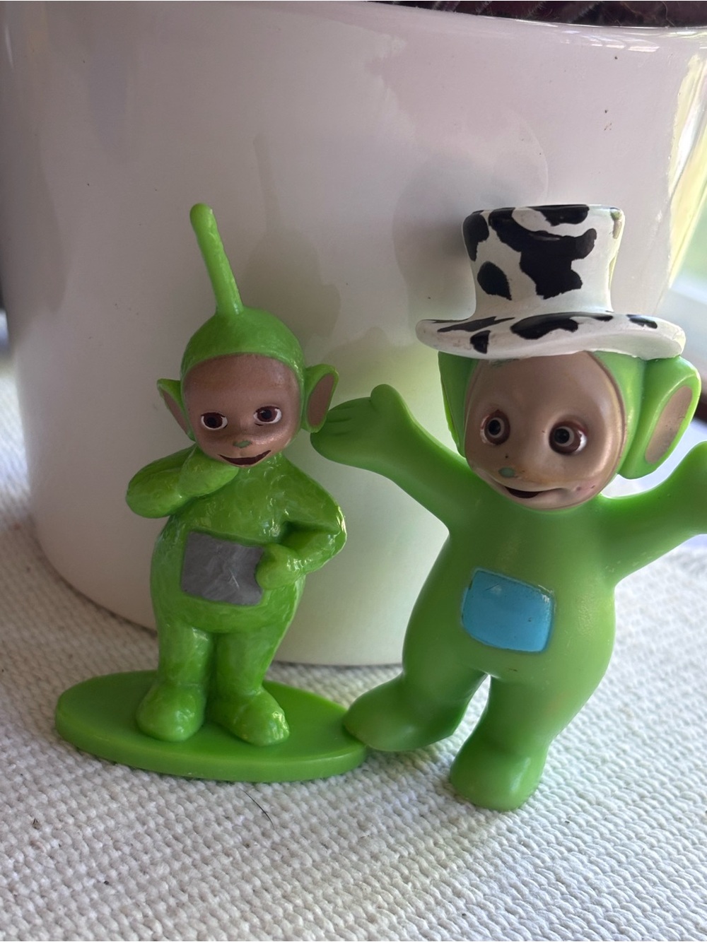 Teletubbies Dipsy Dolls 2 figure set.  Cake toppers or play figures